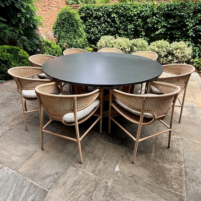 Sutherland Lakeshore Dining Table & 8 Sag Harbor Chairs For Sale - Image 12 of 12