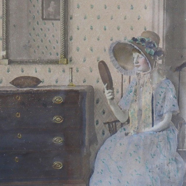 Antique Wallace Nutting Print “A Fine Effect” Signed C1900 For Sale - Image 4 of 8