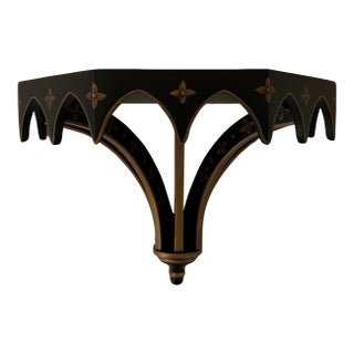 Pair of Chelsea House, Brighton Style Bracket - Waxed Black For Sale