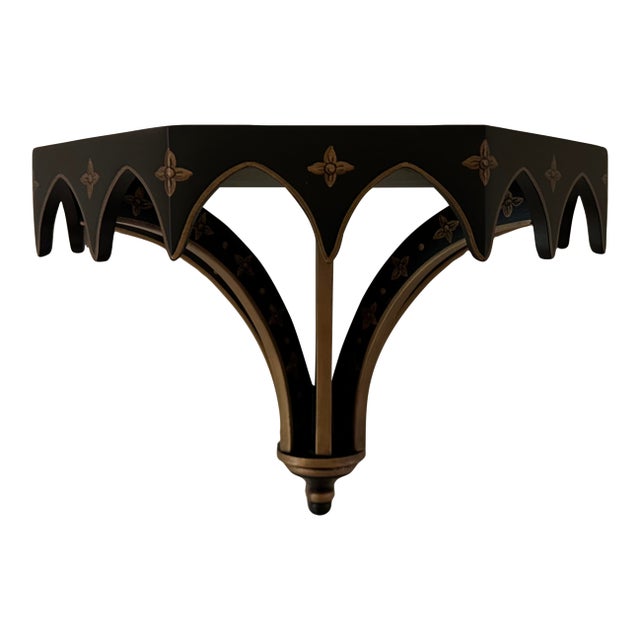 Pair of Chelsea House, Brighton Style Bracket - Waxed Black For Sale