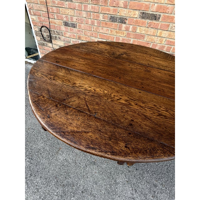Wood 19th Century Dutch Cricket Table For Sale - Image 7 of 12