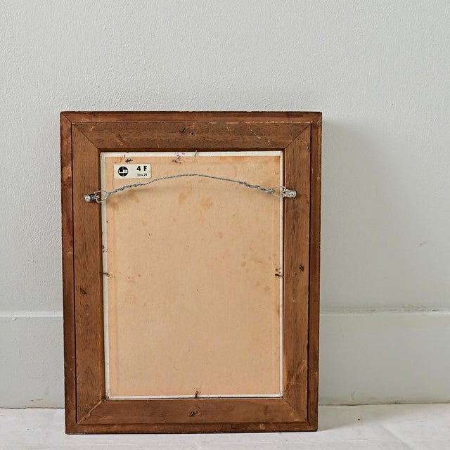 1970s French Vintage 1978 Framed Portrait For Sale - Image 5 of 7