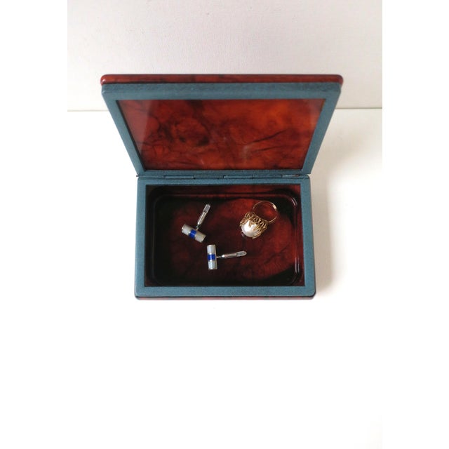 Italian Alabaster Marble Jewelry Box For Sale - Image 9 of 13