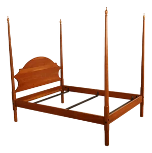 Custom Quality Solid Cherry Queen Size Poster Bed