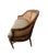 Wood Chinoiserie Faux Bamboo & Caned Barrel Back Settee Loveseat For Sale - Image 7 of 12