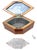 Georgian Hexagonal Shaped Mahogany Tea Caddy, 1790 For Sale - Image 6 of 11