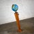 Wonderful Repogle World Horizon Series lighted 12” diameter plastic world globe, metal axle, and a custom pine stand....