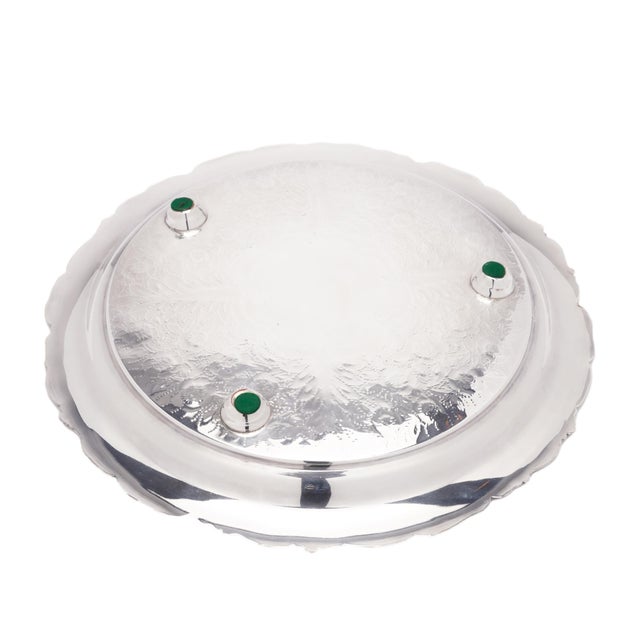 1900s English Sheffield Champagne Bucket or Wine Cooler With Paired Tray For Sale - Image 13 of 13
