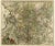 Antique Map of Overijssel from De Wit, 1680 For Sale