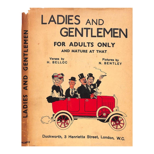 "Ladies and Gentlemen: For Adults Only - And Mature at That" 1932 Belloc, H. [Verses By] For Sale
