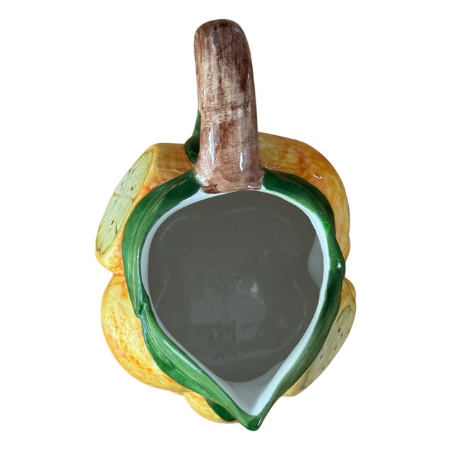 1960s Palm Beach Regency Citrus Pitcher Made in Italy for Neiman Marcus For Sale - Image 4 of 10
