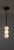 Raim pendant lamp with 3 spheres by united alabaster dimensions: ⌀ 12 cm x h 36 cm (customizable height) materials:...