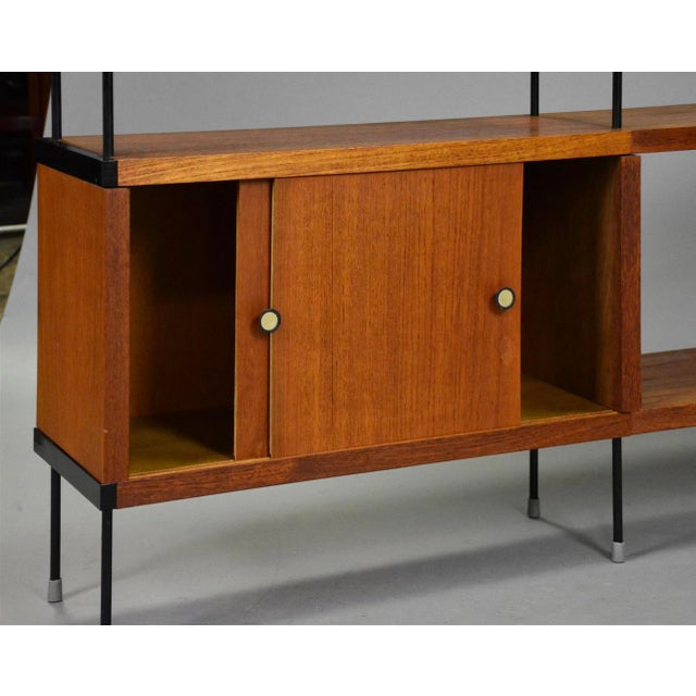 Mid 20th Century Vintage Danish Mid Century Modern Small Wood and Steel