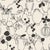 Contemporary Flower Vases Wallpaper by Susan Hable in Off White / Black For Sale - Image 3 of 3