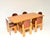 A rare and incredibly well made vintage Italian dining table and chairs by Silvio Coppola. They were made in Italy by...