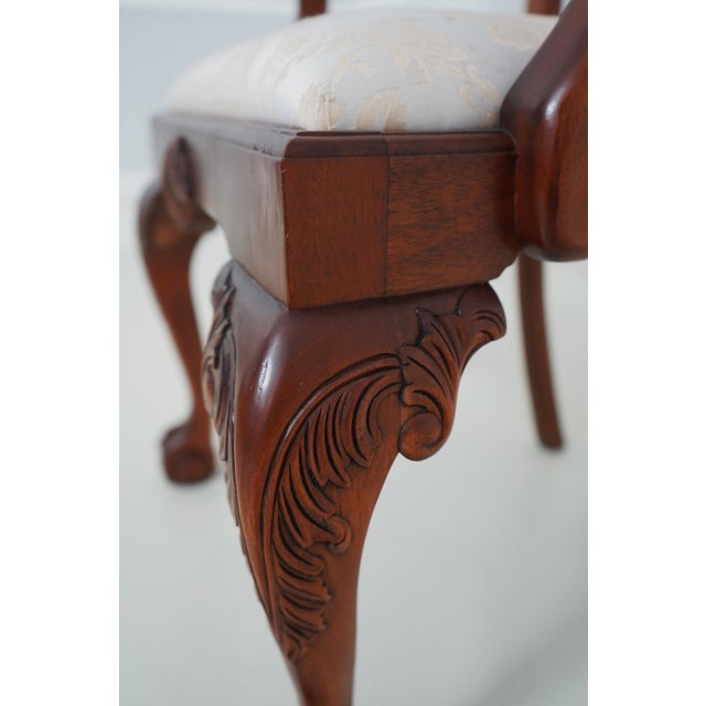 Set of 10 Mahogany Chippendale Dining Chairs For Sale - Image 16 of 18