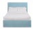 Casa Cosima Hadley California King Bedframe, Mosaic Blue Linen For Sale - Image 4 of 4