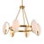 2020s Oviform 6 Light Round Chandelier For Sale - Image 5 of 10