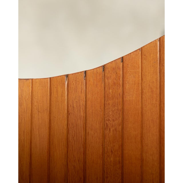 French Art Deco Pine Tambour Room Divider by Jomain Baumann for Baumann, 1930s For Sale - Image 16 of 18