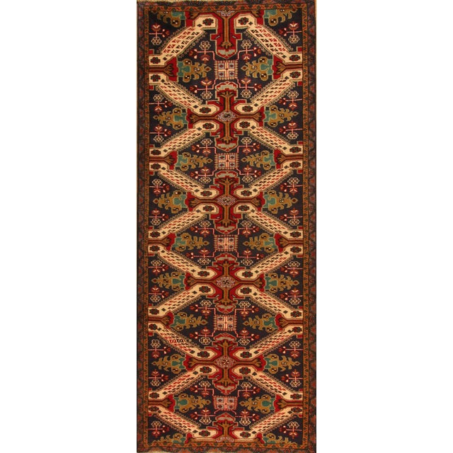 Middle Eastern Hand-Knotted Rug For Sale