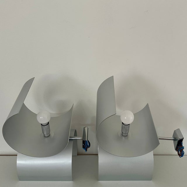 Wall Lamps by Giuliano Cesari for Nucleo Sormani, 1970s, Set of 2 For Sale - Image 6 of 10