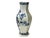 Vintage Chinese Blue White Hexagonal Flower Bird Porcelain Vase For Sale - Image 11 of 15