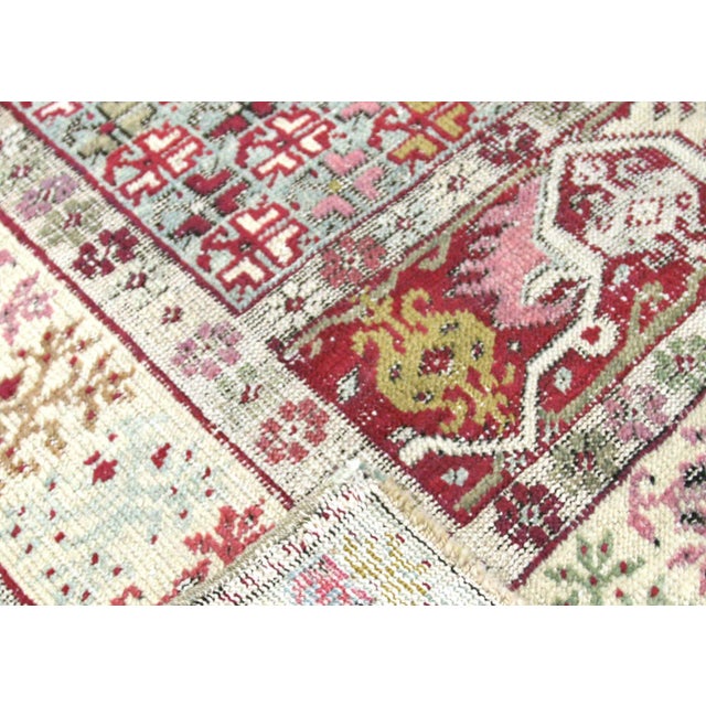 1960s Turkish Oushak Rug For Sale - Image 4 of 6