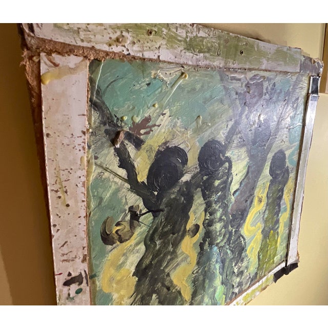 Dynamic Basketball Scene by Pervis Young - Raw Expression of Urban Life For Sale - Image 12 of 12