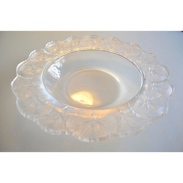 Vintage Glass Bowl by Rene Lalique, 1960s For Sale - Image 4 of 9