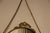 Oval Brass Wall Mirror with Neoclassical Decoration and Brass Chain, 1950s For Sale - Image 9 of 17