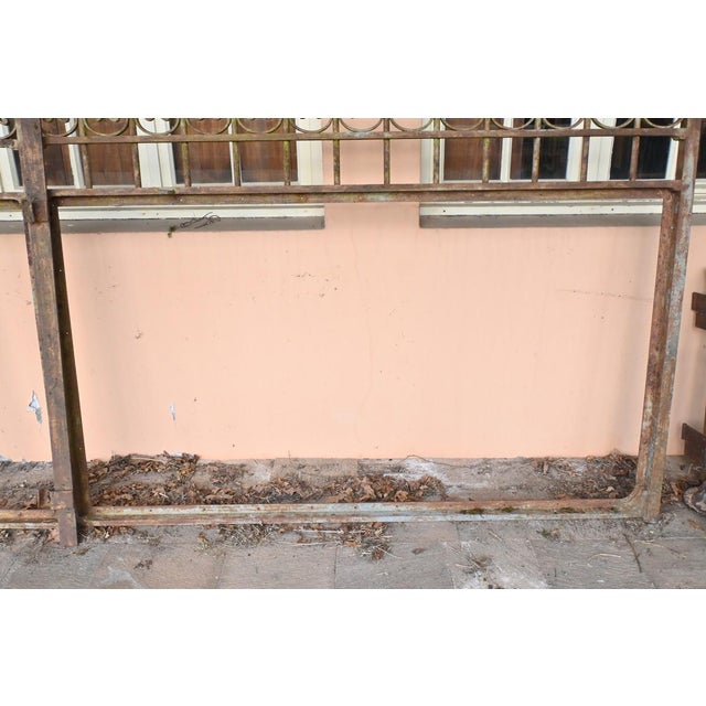 Antique Iron Property Gate For Sale - Image 11 of 15