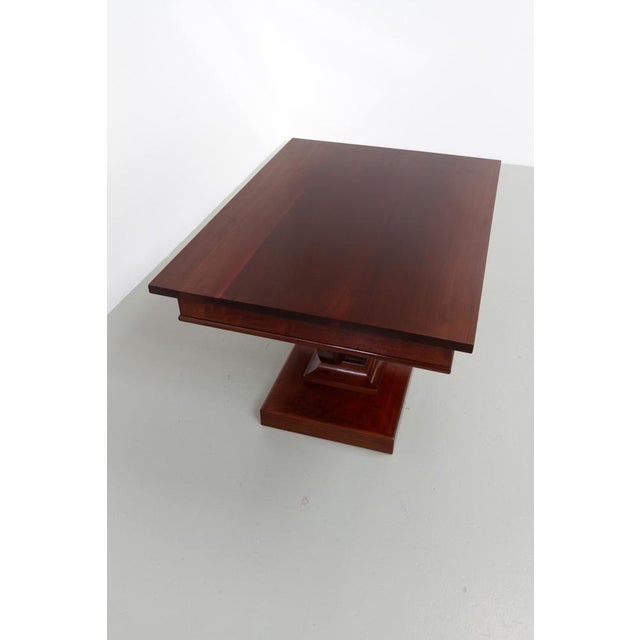 Danish Art Deco Mahogany Center Table, 1920s For Sale - Image 4 of 18