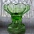 Art Deco Art Deco Uranium Glass Figural Nude Ladies Compote – Frosted Uv Reactive Art Glass Sculpture For Sale - Image 3 of 4