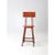 Vintage Orange Industrial Stool For Sale - Image 6 of 8