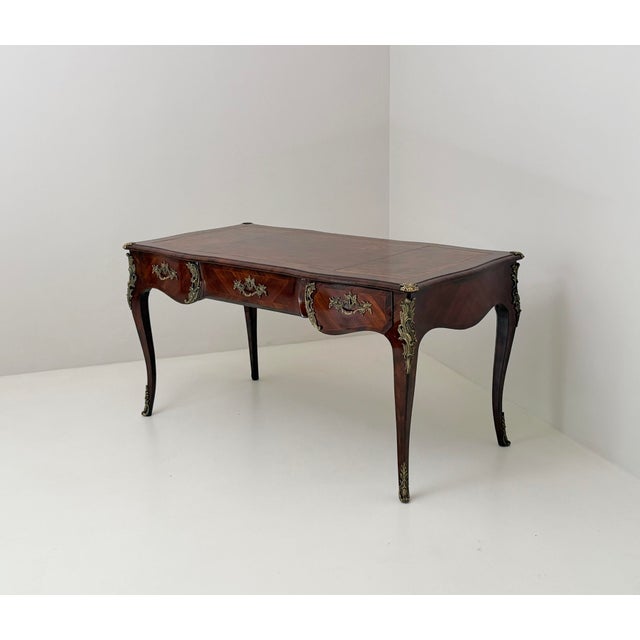 Napoleon III Wood Desk For Sale - Image 3 of 7