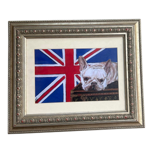 Contemporary Judy Henn Frenchie on Louis Vuitton Case Print