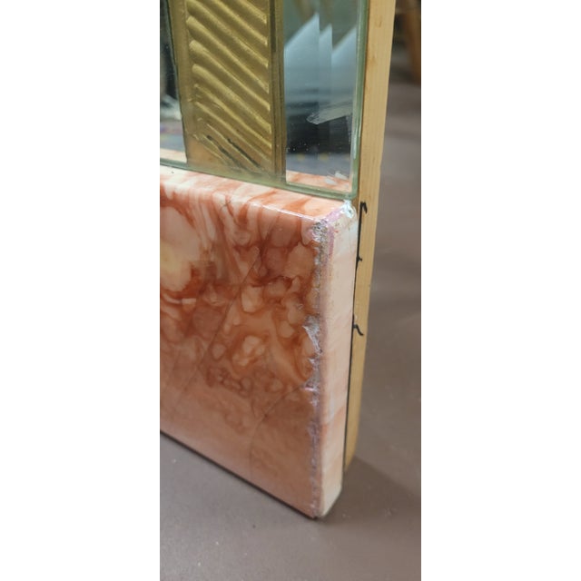Fine and Unusual Antique Art Deco Mirror For Sale - Image 9 of 15