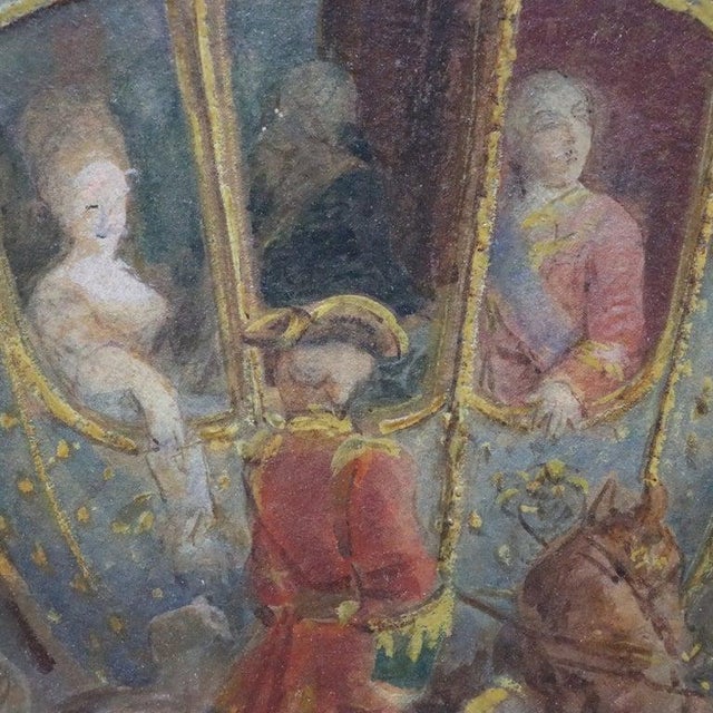 J. Nartos Narrer English Oil on Canvas Painting of a Royal Procession 19thC For Sale - Image 10 of 15