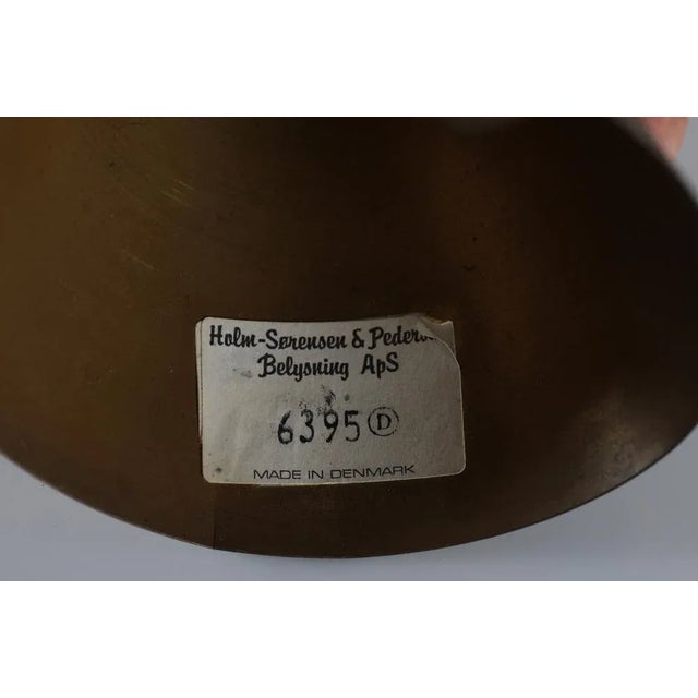 Brutalist Brass Onion Pendant by Svend Aage Holm Sørensen, Denmark, 1960s For Sale - Image 9 of 10