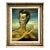 A Mid-Century Surreal Portrait by Chilean Artist Fabio Lemus For Sale