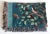 Arts and Crafts Style "Tree of Birds" in Teal Jacquard Woven Throw Blanket For Sale - Image 10 of 11