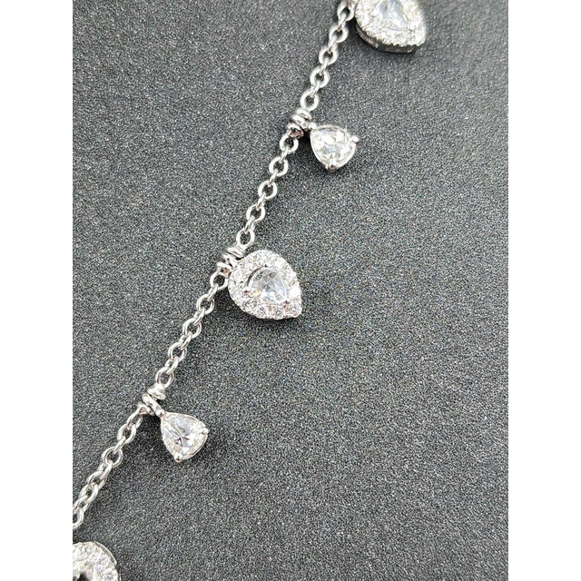 2.85 Ct Rose Cut Diamond Necklace For Sale In Chicago - Image 6 of 9