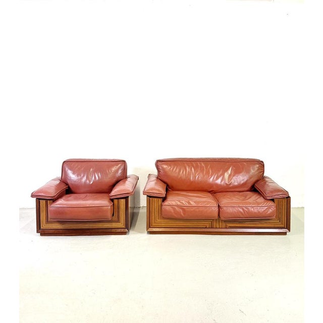 Paganini Sofa and Armchair from Luciano Frigerio, 1970s, Set of 2 For Sale - Image 9 of 9
