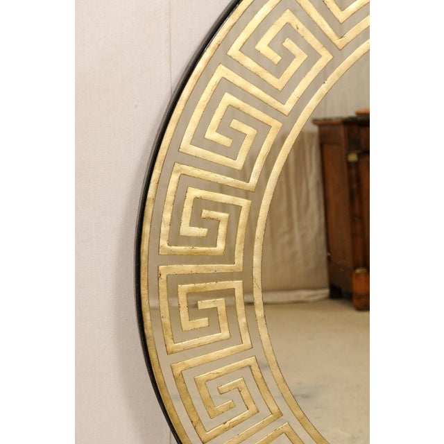 Round Greek Key Mirror For Sale In Atlanta - Image 6 of 10