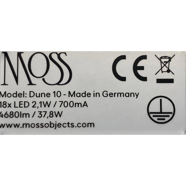 Not Yet Made - Made To Order Dune 10 Cluster Pendant Light with Silver Polished Shades by Daniel Becker For Sale - Image 5 of 6