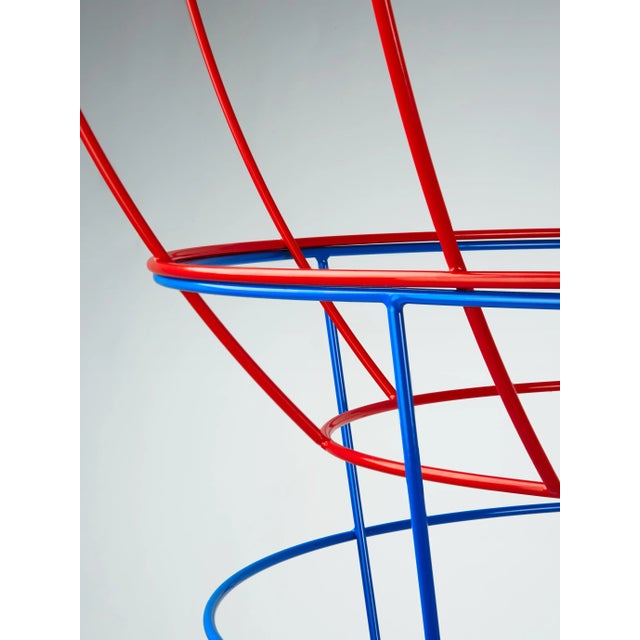 Metal Dry Drying Rack by Sylvain De Bellis, Set of 3 For Sale - Image 7 of 8