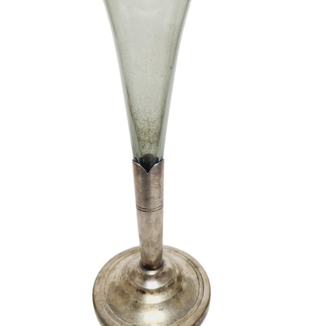 Postmodern Swedish Art Deco Fluted Vase, 1930s For Sale - Image 3 of 8