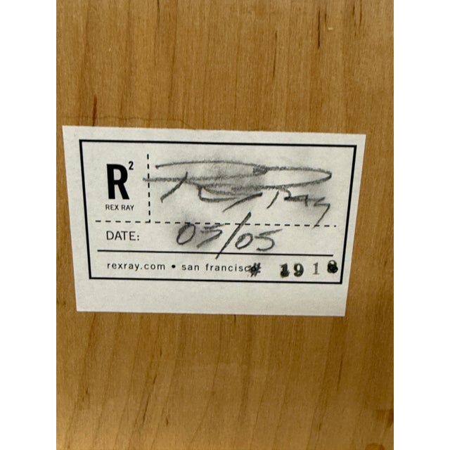 Circa 2005 Rex Ray Mixed Media + Resin Collage For Sale In San Francisco - Image 6 of 12