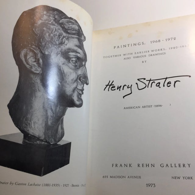 Illustration 1973 "Henry Strater" by Betty Chamberlain For Sale - Image 3 of 12