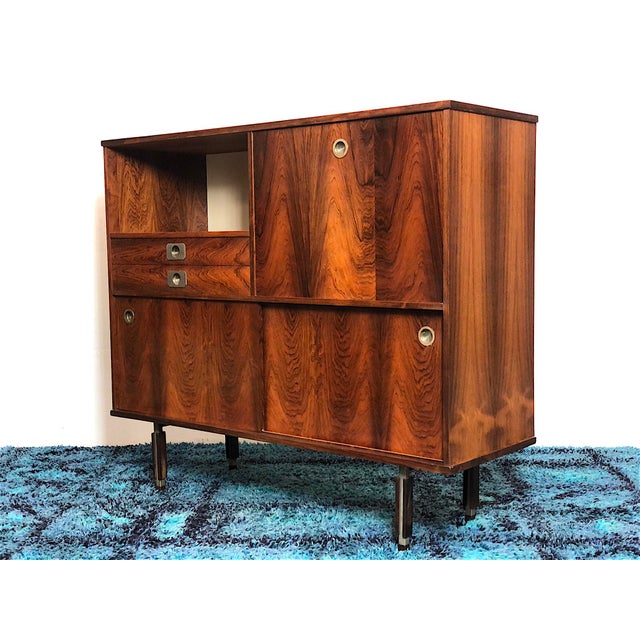 Vintage Teak Higboard, Italy, 1960s For Sale - Image 9 of 14